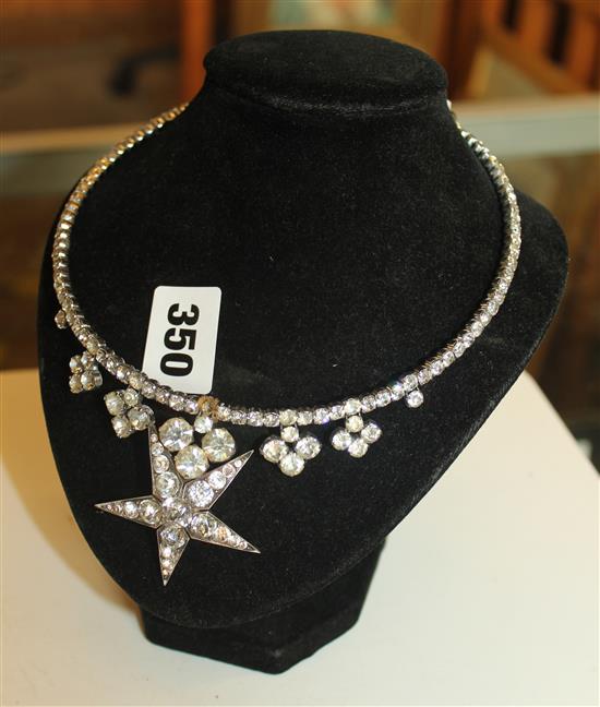 Silver diamonte tiara